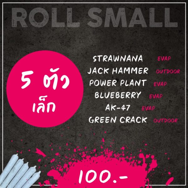Roll small 5ตัว 100.-