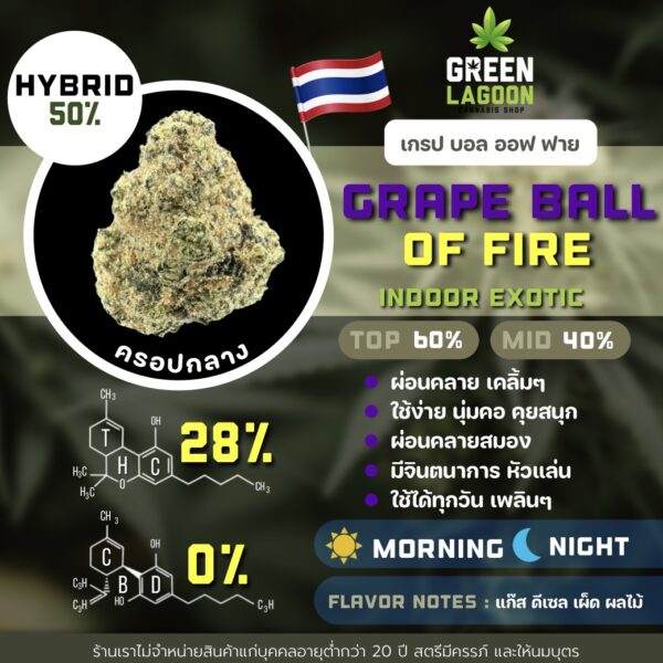 Grape ball of fire